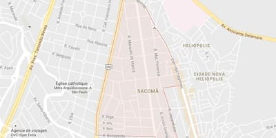 แผนที่ของ Sacomã São Paulo