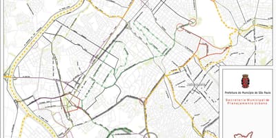 แผนที่ของ Santo Amaro São Paulo-ถนน