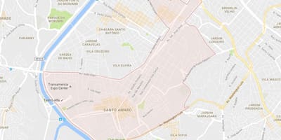 แผนที่ของ Santo Amaro São Paulo