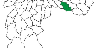 แผนที่ของ Sapopemba เขต
