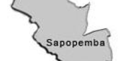 แผนที่ของ Sapopembra รายการย่อยขอ prefecture