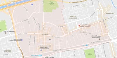 แผนที่ของ Tatuapé São Paulo