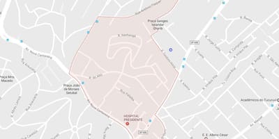 แผนที่ของ Tucuruvi São Paulo