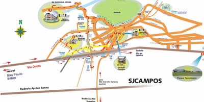 แผนที่ของ UNIVAP São Paulo