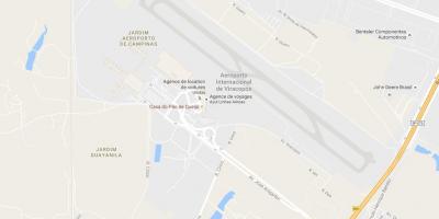 แผนที่ของ VCP-Campinas สนามบิน