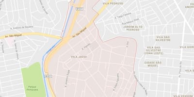 แผนที่ของ Vila Jacuí São Paulo