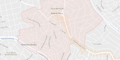 แผนที่ของ Vila Matilde São Paulo