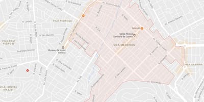 แผนที่ของ Vila Medeiros São Paulo